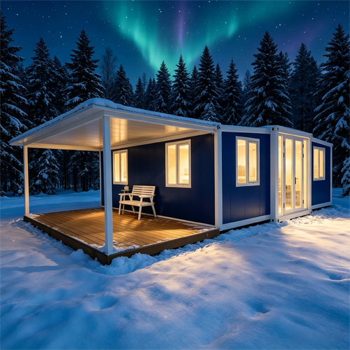 Expandable houses used across global project locations