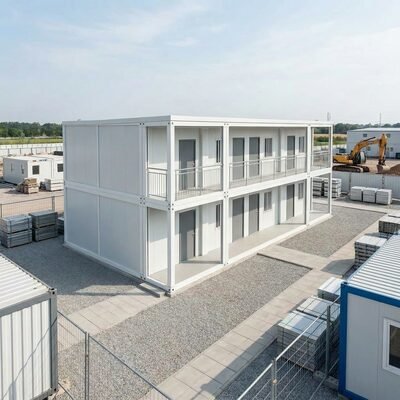 Two storey modular office Chile