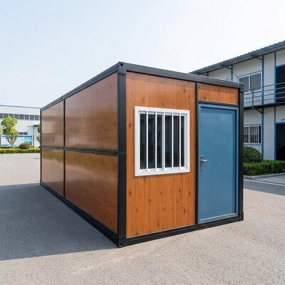 X-shaped folding container house for rapid deployment